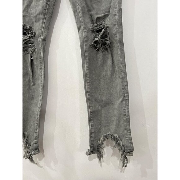 NWT L'AGENCE Size 26 High Line HighRise Distressed Stretch Skinny Jeans MSRP$275 - Picture 12 of 13